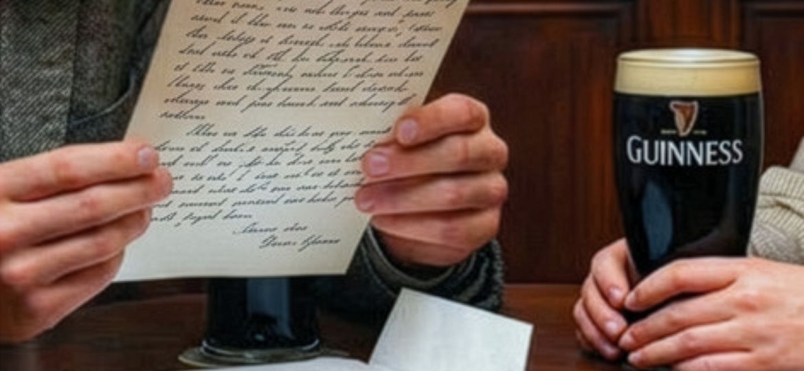the letter upscaled